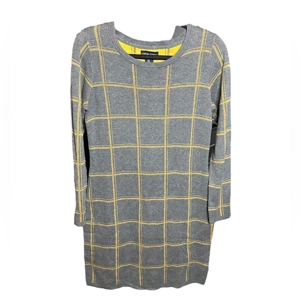 Cynthia Rowley Window Pane Sweater Dress Size: M